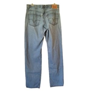 Levi-Strauss and Co. Light-medium wash jeans 550 W 38 L 36 Tall Men's